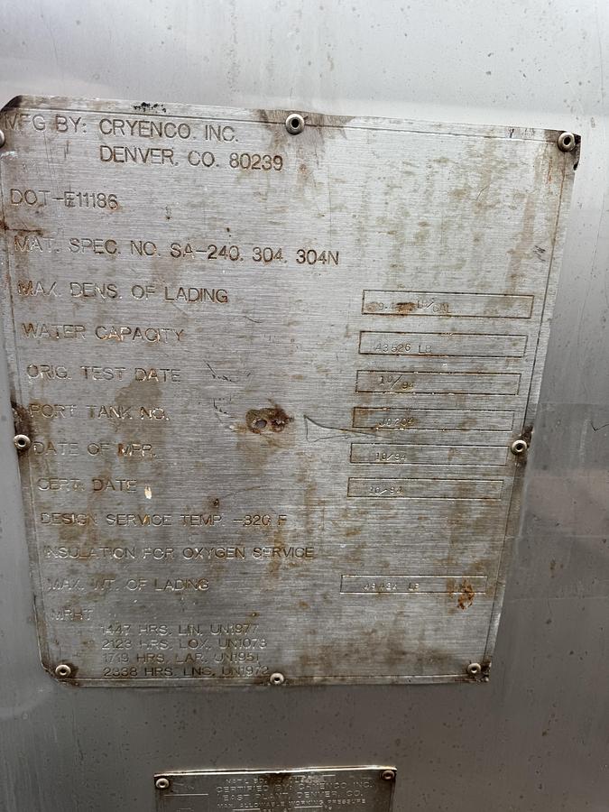 Used 1994 Cryenco Inc. MC-338 / IM-07