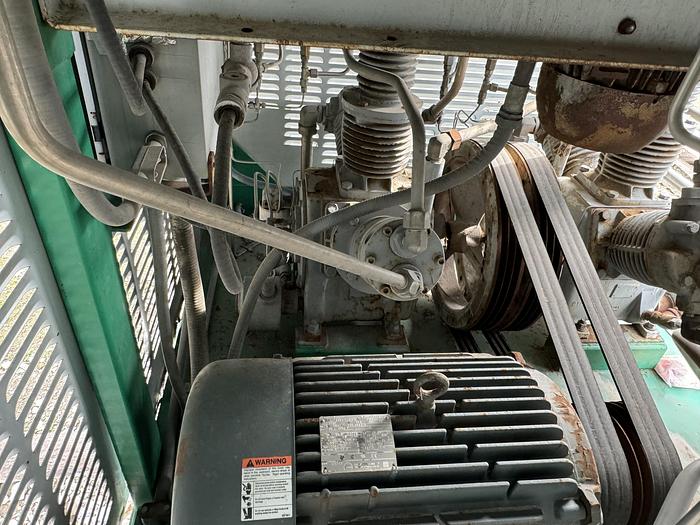 Used 2003 Greenfield / Sulzer CNG Compressor B65 -4/6NG, inlet 3-15 psi outlet 4500 psi capacity 83-110 SCFM