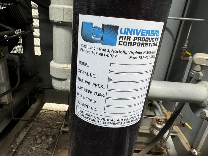 Used Universal  CNG Compressor, 40 HP, Flow Rate 57 SCFM, Inlet 7 psi to 5000 psi