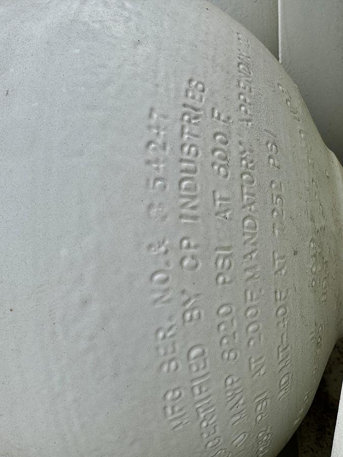 Used ASME High-Pressure Gas Storage Vessels  – 7250PSI / 500BAR & 1500 PSI / 1000 BAR, CP Industries