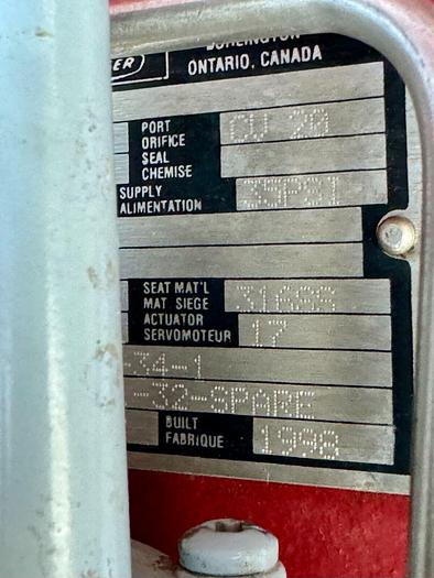 Used Masoneilan 3" Model 88U-25125 Diaphragm Control Valve | 1" Body | 300 ANSI | SVI-2 Valve Positioner | Air Filter Regulator