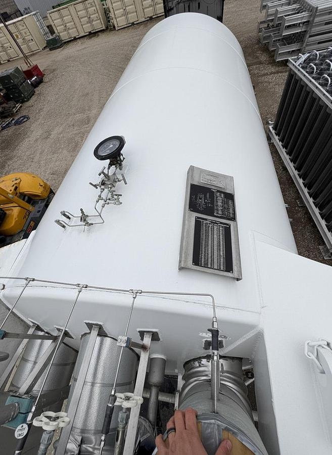Used CVA-6K-250-VT, 6,000 Gallon / 250 PSI Cryogenic Vessel Alternatives ( LIN / LOX/ LAR/ LNG service