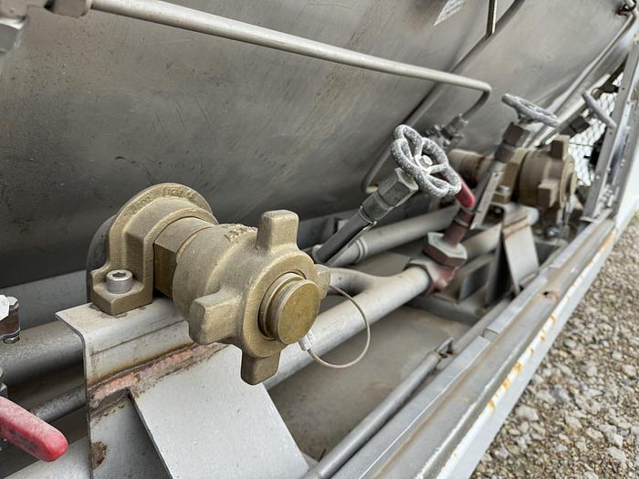 Refurbished Liquid Argon ISO Container. 150 psi Water Capacity 20155 Liters, Payload 229.9 KG