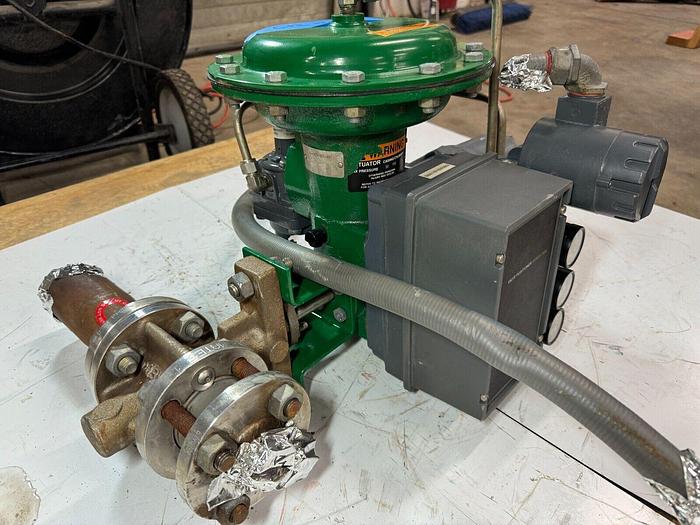 Used Fisher V150 Control Valve with 1052 Size 20 Pneumatic Actuator | 1" | ANSI CL150