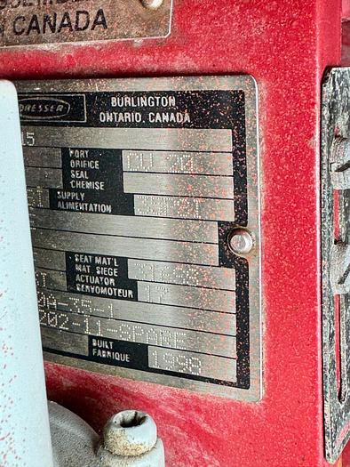 Used Masoneilan 3" Model 88U-25125 Diaphragm Control Valve | 1" Body | 300 ANSI | SVI-2 Valve Positioner | Air Filter Regulator