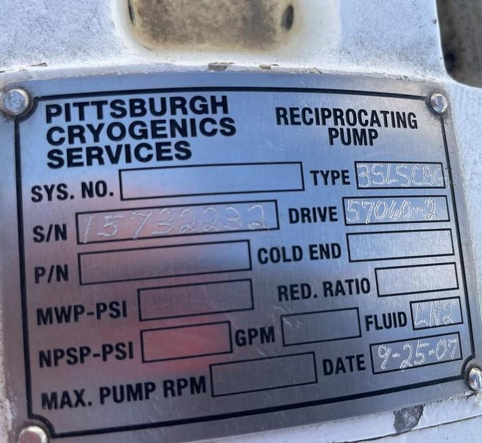 Used Nitrogen Pumper