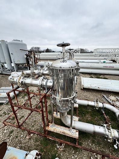 Used 140 PSI Pall Filter Housing Skid