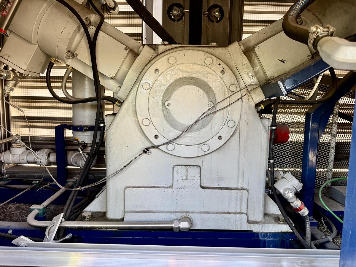 Used IMW50 CNG Compressor - 90 SCFM. 50HP, 30-40psi inlet 4500 PSI Discharge