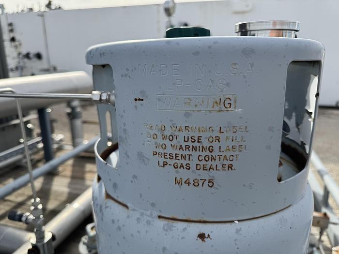 Used LNG Regasification Trailer with Gas Odorizer 26,000 scfh (LNG Vaporizer Skid)