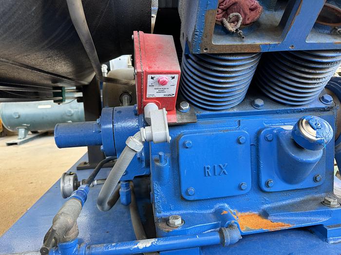 Used RIX 4VX SERIES 40HP Helium compressor 60 scfm 50 psi to 3300 psi