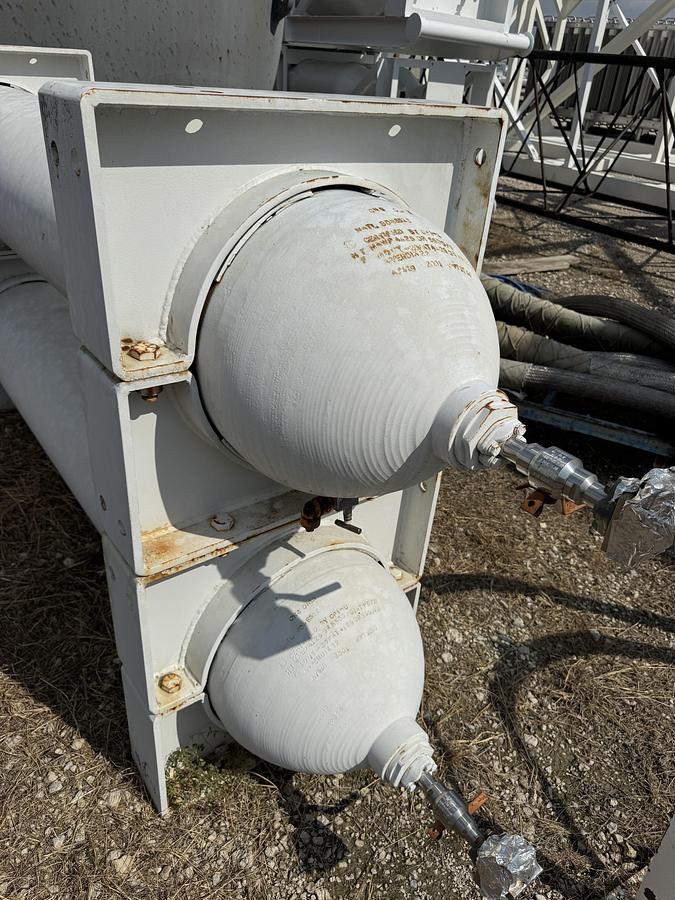 Used 2001 ASME CNG Storage 2-pack – 4,250 PSI, 20" x 10', CNG Volume 11,052 SCF