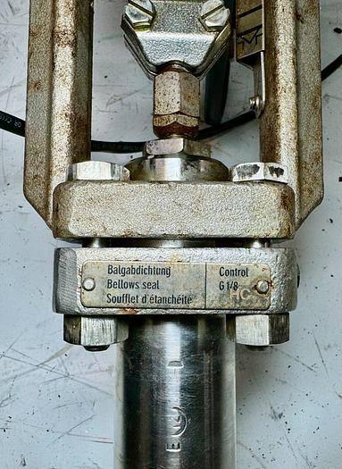 Used Samson 3277 Pneumatic Actuator with 3730-3 Process Controller | Size 1 | 120 cm | ANSI CL150 | 6.0 Bar / 90 PSI