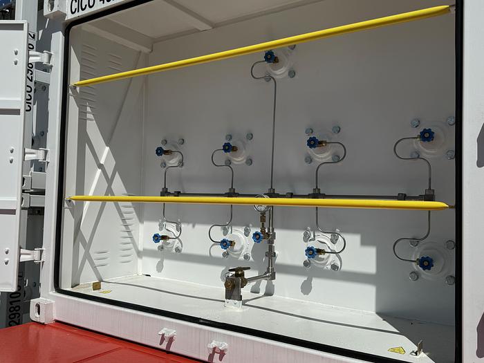 Used Brand NEW - Helium Tube Skid - 160,000 SCF at 3161 PSI. 40ft trailer with 34K GVWR 