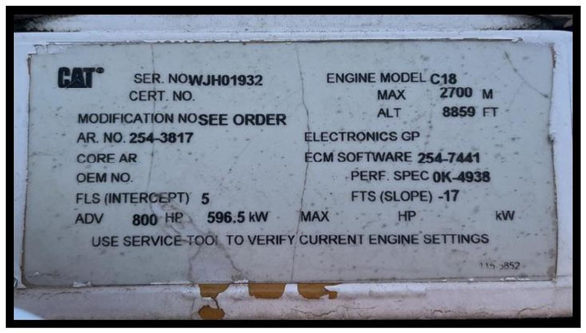 Used High-Pressure Nitrogen Pumper – 800 HP / 10,000 PSIG / 800,000 SCFH Flow Rate