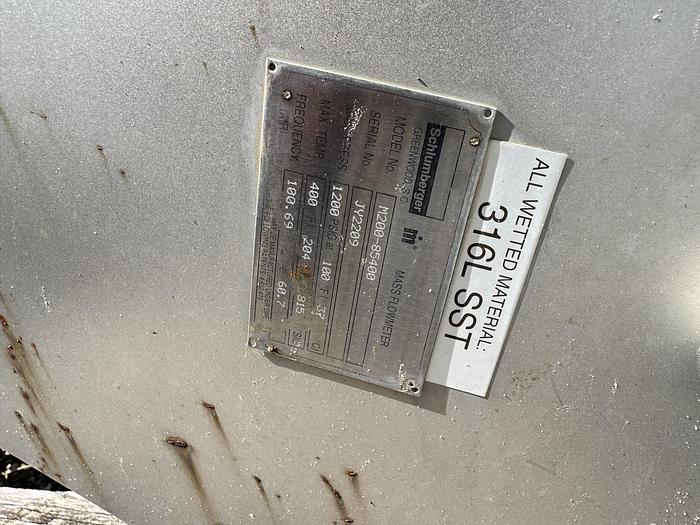 Used Schlumberger Mass Flowmeter