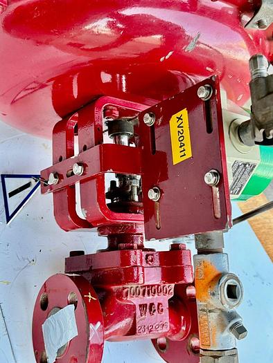 Used Masoneilan 3" Model 88U-25125 Diaphragm Control Valve | 1" Body | 300 ANSI | SVI-2 Valve Positioner | Air Filter Regulator