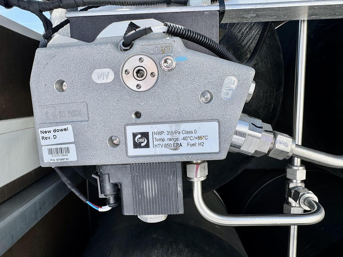 Used H2 Storage 350 Bars / Truck Mount Compressed Hydrogen Gas Fuel Supply System