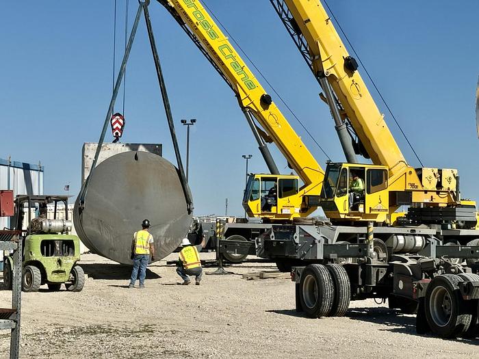 Used LNG Storage 18,000 Gallons Chart with 2 pumps - Brand New - Underground  Horizontal
