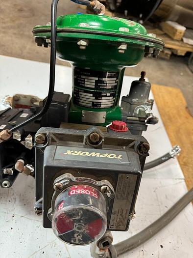 Used Fisher V150 Control Valve with Type 1052 Size 20 Actuator | 1" Body