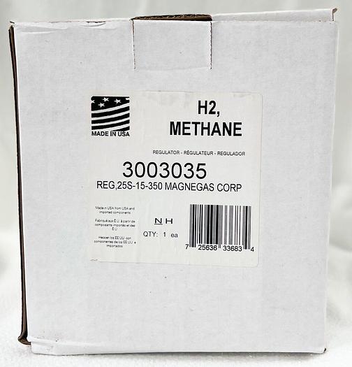 New Harris H2 and Methane Compressed Gas Regulator 25S-15-350 - 3003035
