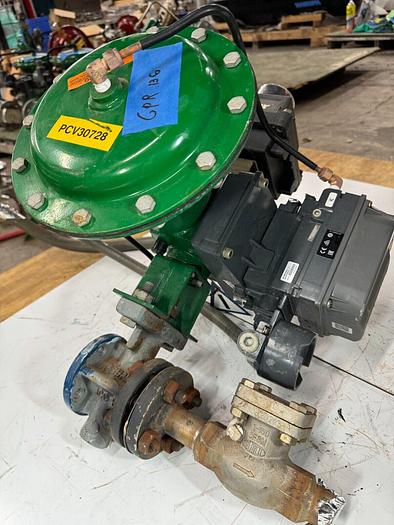 Used Fisher V150 Control Valve with Type 1052 Size 20 Actuator | 1" Body