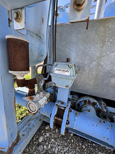 Used PNEUMATECH HEATLESS REGENERATIVE AIR DRYER with 2 150 PSI Silvan Pneumatic Tanks