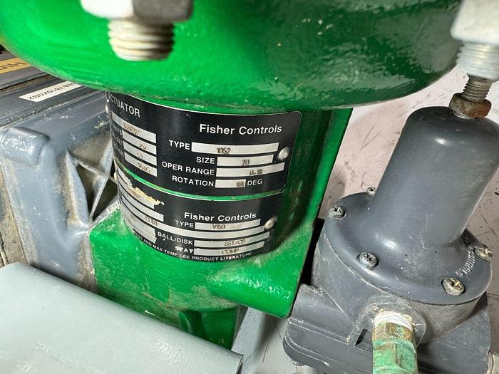 Used Fisher Controls Type 1052/V100 Pneumatic Actuator Valve | Size 20 | ANSI CL150