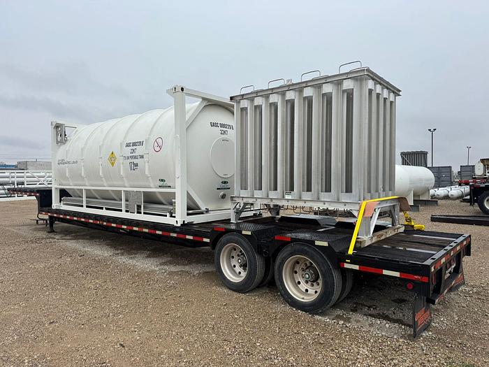 2022 Mobile Cryogenic Gas Trailer with Storage and Regasification