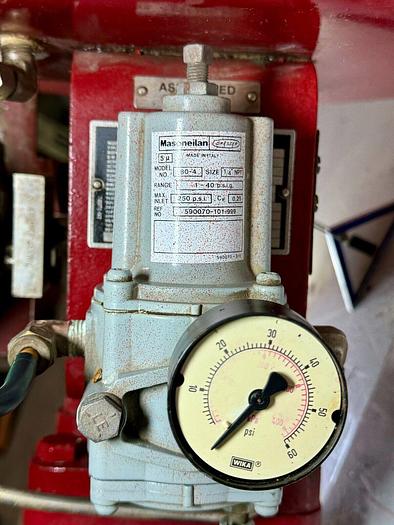 Used Masoneilan 3" Model 88U-25125 Diaphragm Control Valve | 1" Body | 300 ANSI | SVI-2 Valve Positioner | Air Filter Regulator