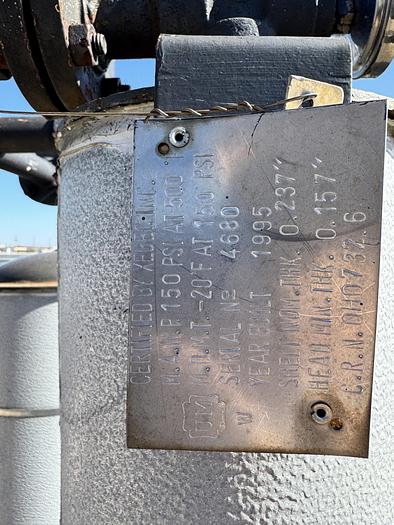 Used CNG Gas Dryer - STCNG14 Natural Gas Dryers, inlet 150 psi, flow 200-500 scfm