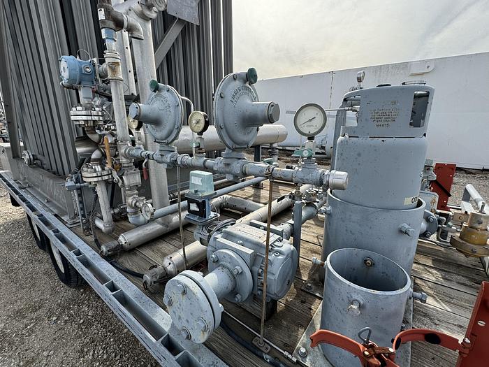 Used LNG Regasification Trailer with Gas Odorizer 26,000 scfh (LNG Vaporizer Skid)