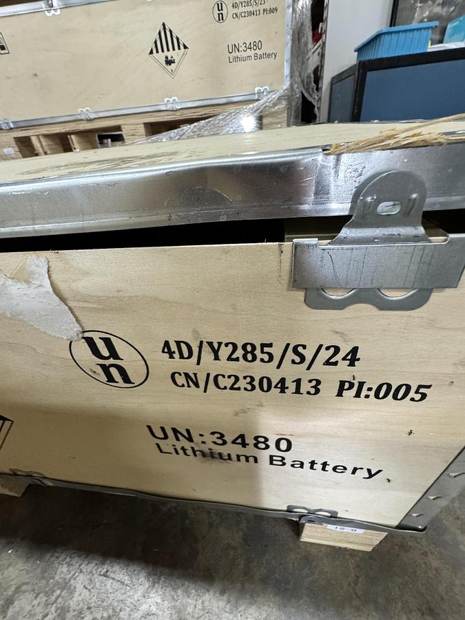 Used 2024 HYB029CFL 307.2V Lithium-Ion Batteries
