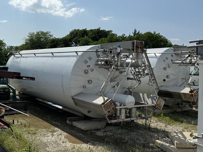 Used Vertical Cryogenic Tank 18,000 Gallon - LNG Storage