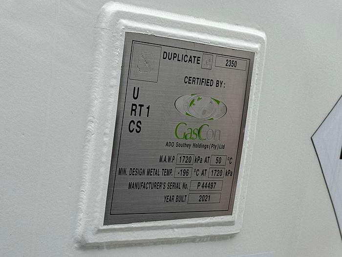 2022 Mobile Cryogenic Gas Trailer with Storage and Regasification