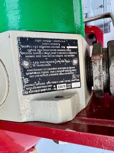 Used Masoneilan 3" Model 88U-25125 Diaphragm Control Valve | 1" Body | 300 ANSI | SVI-2 Valve Positioner | Air Filter Regulator