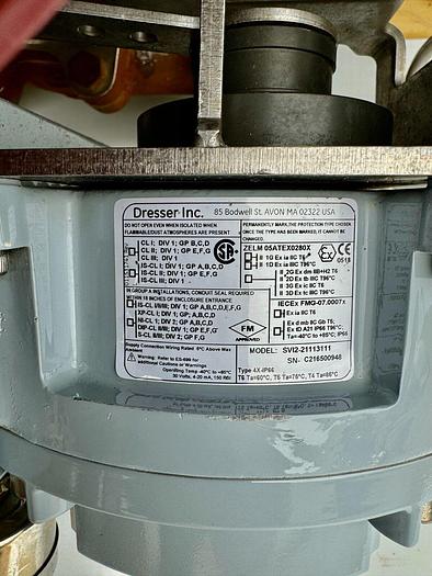 Used Masoneilan 3" Model 88U-25125 Diaphragm Control Valve | 1" Body | 150 ANSI | SVI-2 Valve Positioner | Air Filter Regulator