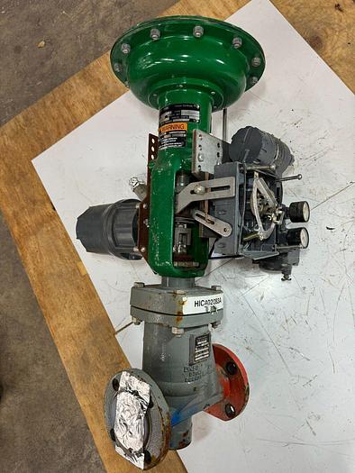 Used Fisher Type 657 Control Valve with 1" Type 3590 Size 30 Actuator