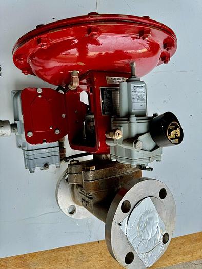 Used Masoneilan 3" Model 88U-25125 Diaphragm Control Valve | 1" Body | 150 ANSI | SVI-2 Valve Positioner | Air Filter Regulator