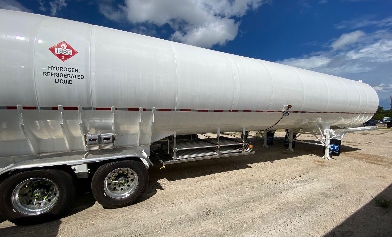 NEW ACT MEGALODON LH2 TRANSPORT TRAILER 18,234 GALLONS, 155 PSIG, LIQUID HYDROGEN TANDEM SEMI-TRAILER