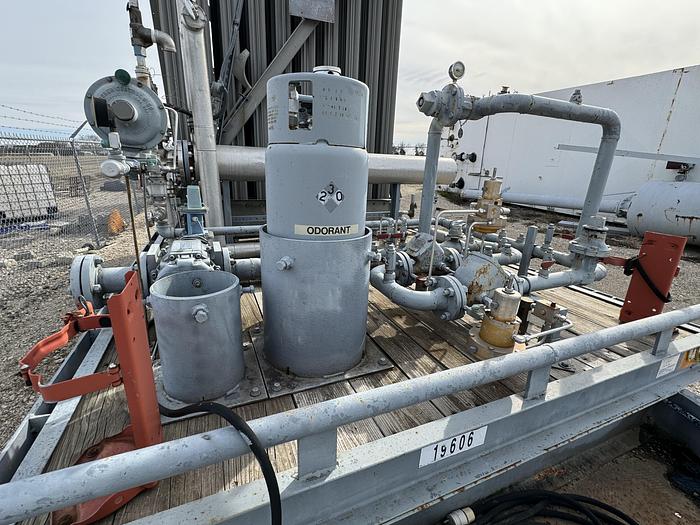 Used LNG Regasification Trailer with Gas Odorizer 26,000 scfh (LNG Vaporizer Skid)