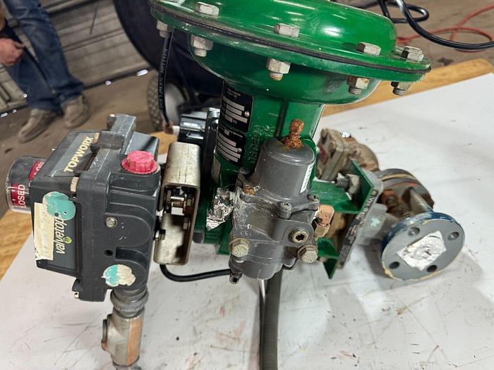 Used Fisher V150 Control Valve with Type 1052 Size 20 Actuator | 1" Body