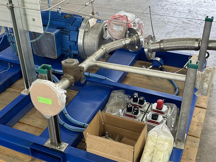 Refurbished LNG Pump Skid GBS 155 (Cryo Star / Nikkiso) - 120 GPM, 75 psig 20HP 60 Hz