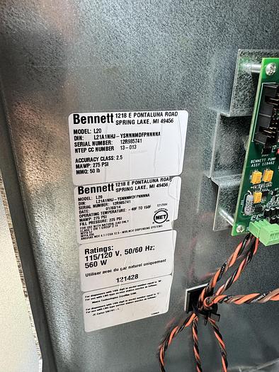 2014 Bennett BLU LNG Dispenser