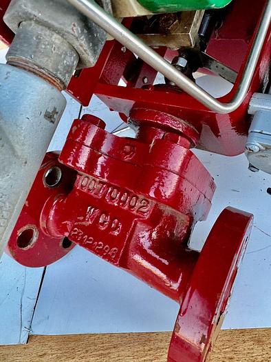 Used Masoneilan 3" Model 88U-25125 Diaphragm Control Valve | 1" Body | 300 ANSI | SVI-2 Valve Positioner | Air Filter Regulator