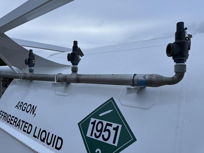 Refurbished Liquid Argon ISO Container. 150 psi Water Capacity 20155 Liters, Payload 229.9 KG