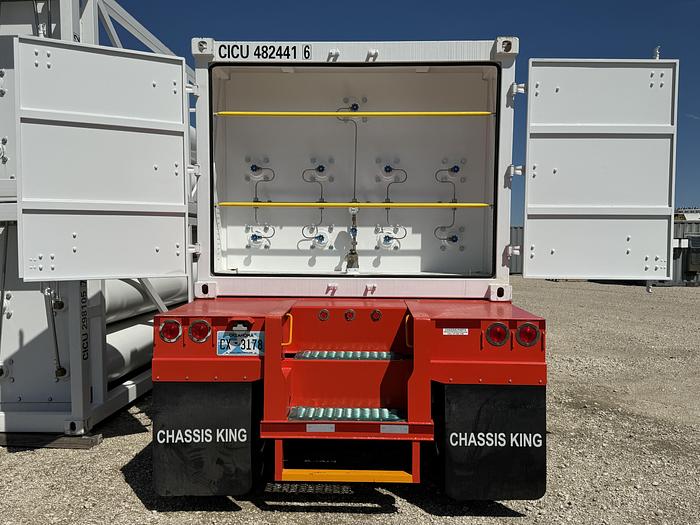 Used Brand NEW - Helium Tube Skid - 160,000 SCF at 3161 PSI. 40ft trailer with 34K GVWR 