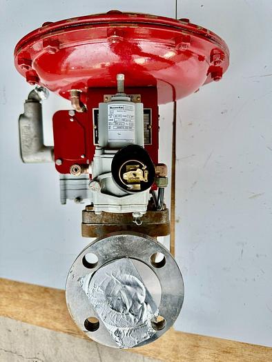 Used Masoneilan 3" Model 88U-25125 Diaphragm Control Valve | 1" Body | 150 ANSI | SVI-2 Valve Positioner | Air Filter Regulator