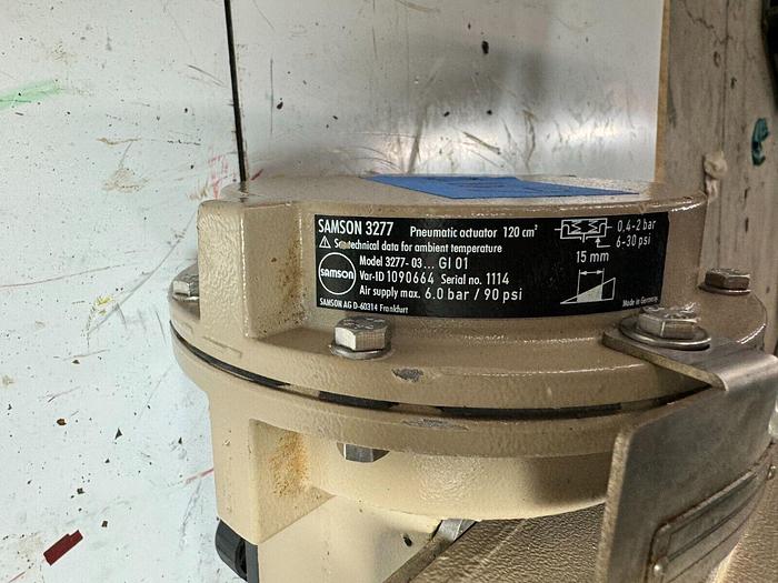 Used Samson 3277 Pneumatic Actuator | 120 cm | Size 1 | ANSI CL150 | 6.0 Bar / 90 PSI Max