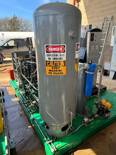 Brand New Greenfield B65 - 4NG CNG 5 stages Compressor 15-4500 psi @ 120 SCFM / + Engine Drive (optional)