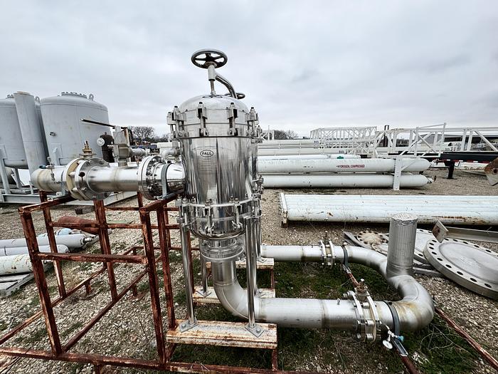 Used 140 PSI Pall Filter Housing Skid